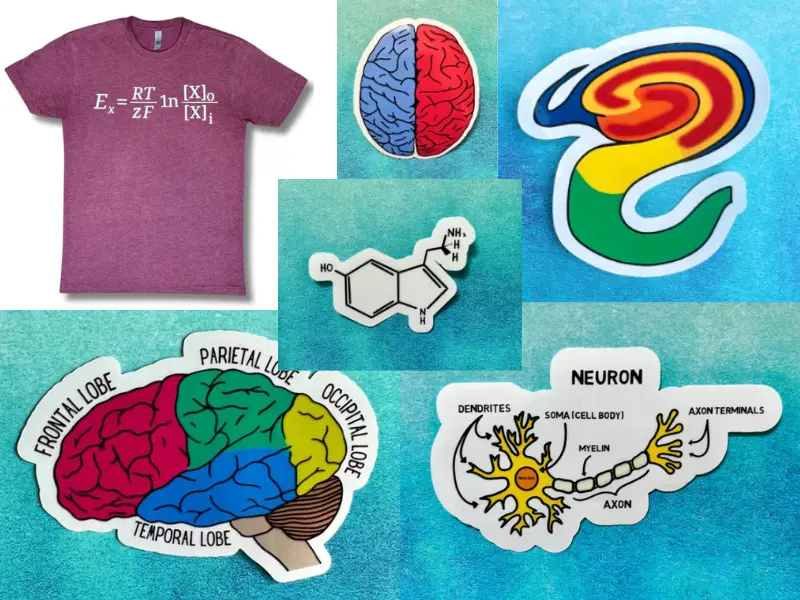 neuroscience stickers